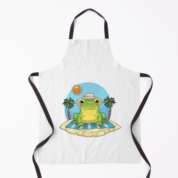 Item preview, Frog Beach Palm trees Summer designed and sold by Snabdesign84.