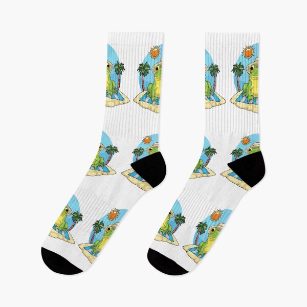Item preview, Frog Beach Palm trees Summer designed and sold by Snabdesign84.