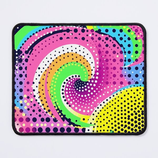 Item preview, Psychedelic Pop Art Swirl with Bold Dots designed and sold by Sommium.