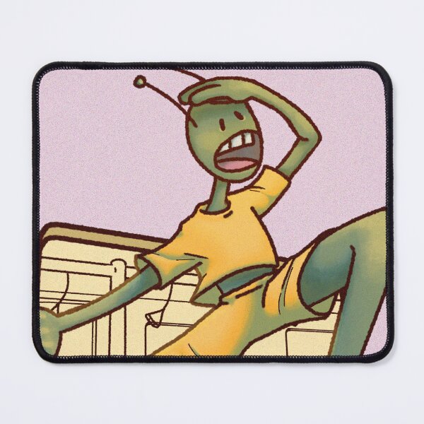 Item preview, 225- Alien in the train window -illustration- designed and sold by Houst-cn.