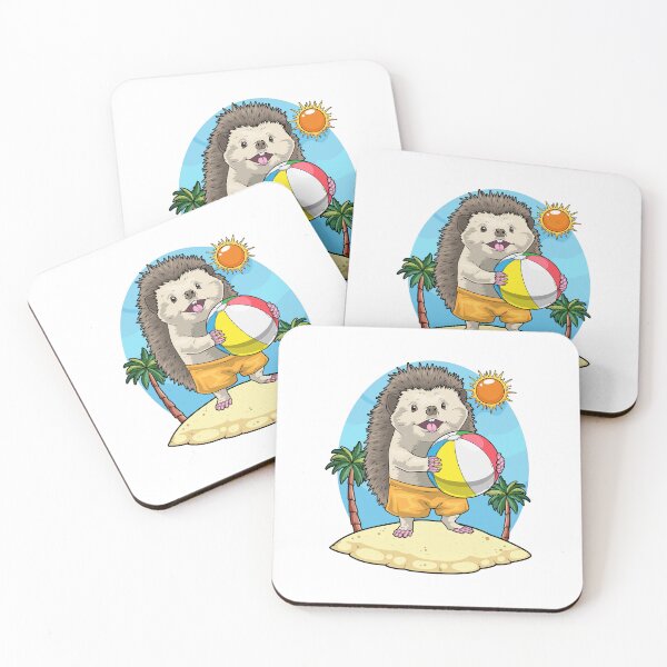 Item preview, Hedgehog Beach Water polo Summer designed and sold by Snabdesign84.