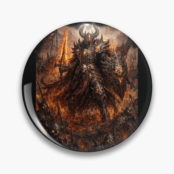 Item preview, Infernal Demon Knight - Lord of the Burning Legion designed and sold by Nesaith.