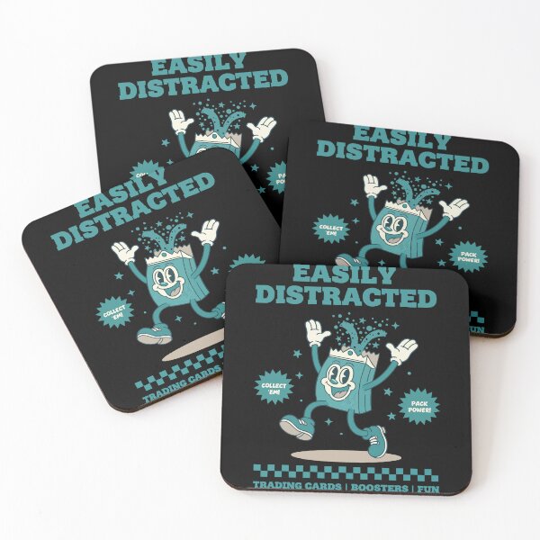 Item preview, Easily Distracted Trading Cards Boosters Fun Pack designed and sold by LuminOrb.