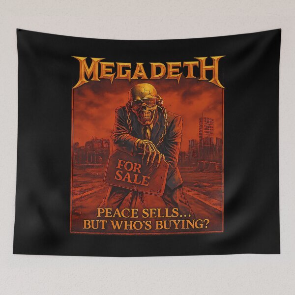 Item preview, Megadeth Peace Sells But Whos Buying Album Art designed and sold by Blue Dream.