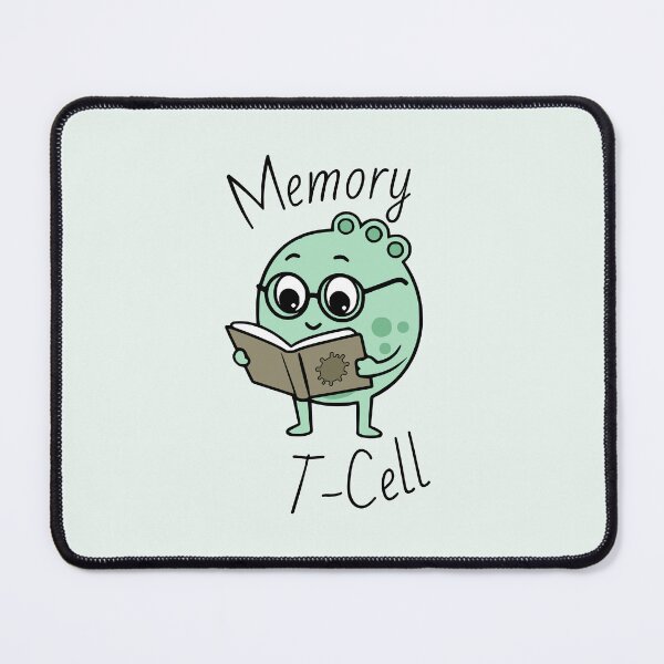 Item preview, Cute Memory T-Cell - Cute Immune Cells designed and sold by MicroMarket.