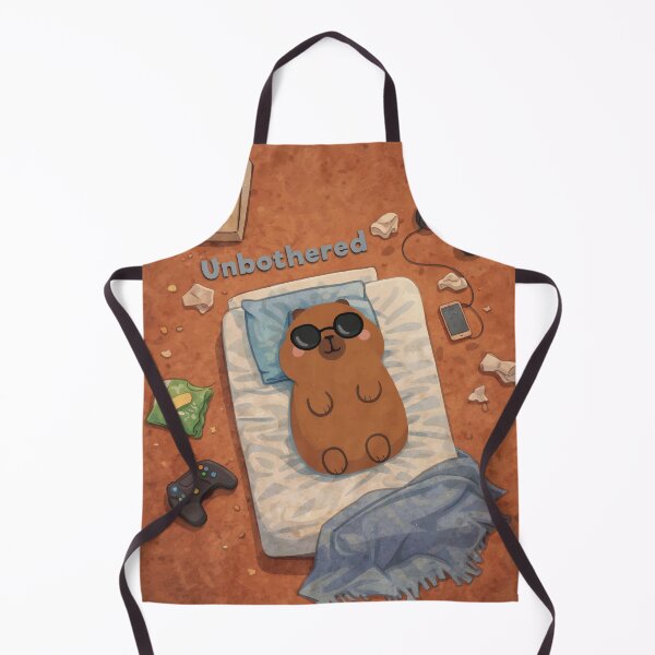 Item preview, Unbothered Capybara – Chill Messy Room Aesthetic designed and sold by a'emma.