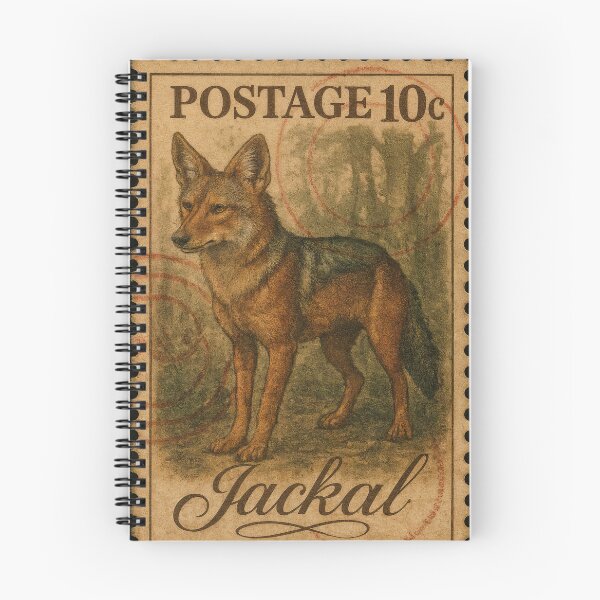 Item preview, Wild Heritage: Jackal Postage Stamp Art designed and sold by ForeverPrintsOK.