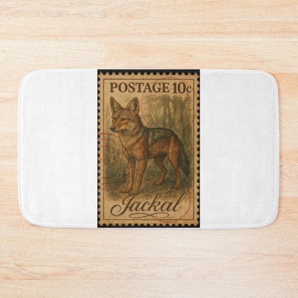 Item preview, Wild Heritage: Jackal Postage Stamp Art designed and sold by ForeverPrintsOK.