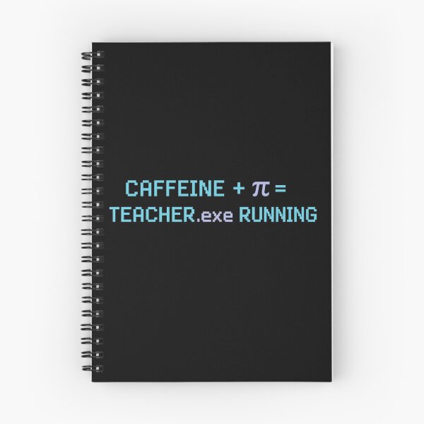 Item preview, Caffeine and Pi Teacher Mode Math Nerd Humor designed and sold by PunchDrop.