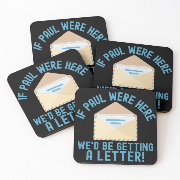 Item preview, If Paul Were Here We’d Be Getting a Letter Christian Quote designed and sold by NovaNookStudio.
