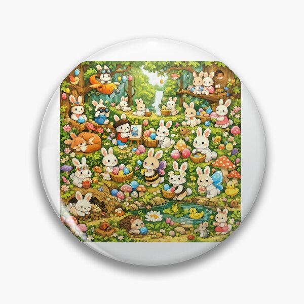 Item preview, Hidden Wonder in the Easter Forest – The Big Rabbit Search Picture designed and sold by CoolContent Factory.