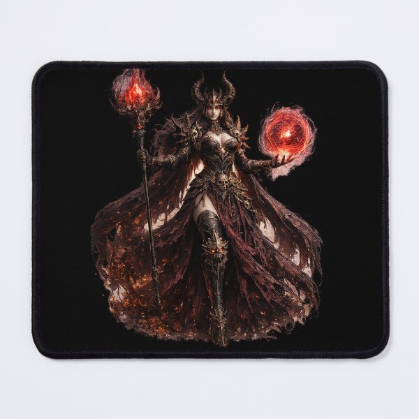 Item preview, Crimson Demon Sorceress - Hellfire Witch Queen designed and sold by Nesaith.