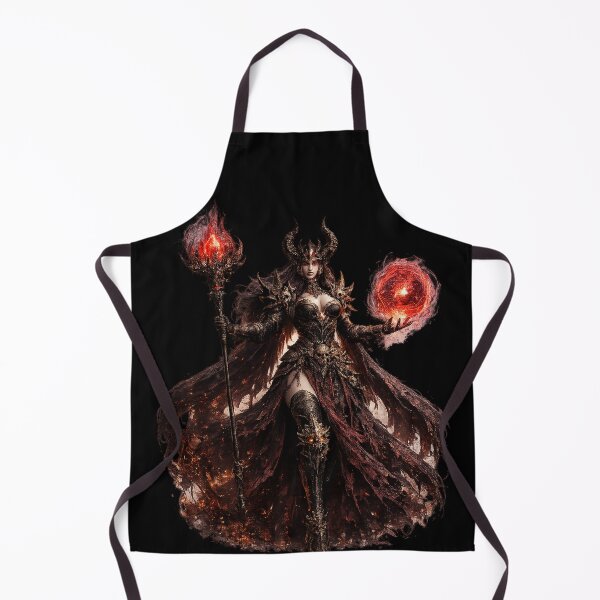Item preview, Crimson Demon Sorceress - Hellfire Witch Queen designed and sold by Nesaith.