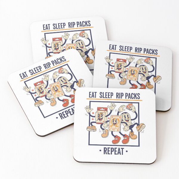 Item preview, Eat Sleep Rip Packs Repeat Trading Card Collector designed and sold by LuminOrb.