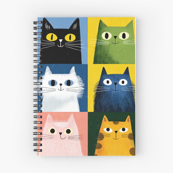 Item preview, Flat Color Kittens designed and sold by Retro Type.