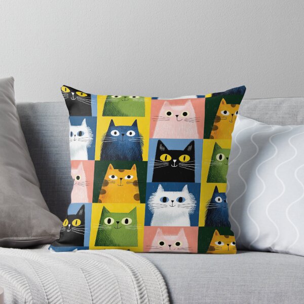 Item preview, Flat Color Kittens designed and sold by Retro Type.