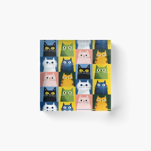 Item preview, Flat Color Kittens designed and sold by Retro Type.