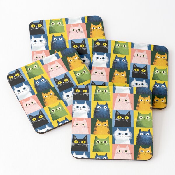 Item preview, Flat Color Kittens designed and sold by Retro Type.