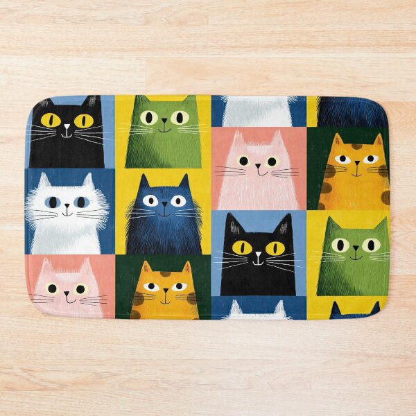Item preview, Flat Color Kittens designed and sold by Retro Type.