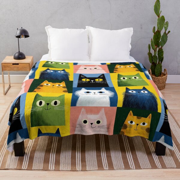Item preview, Flat Color Kittens designed and sold by Retro Type.