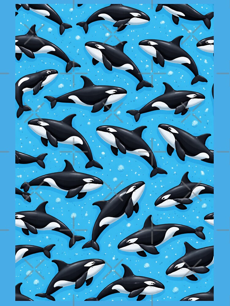 Thumbnail 4 of 4, iPhone Case, Orca Pattern designed and sold by stolensocks.