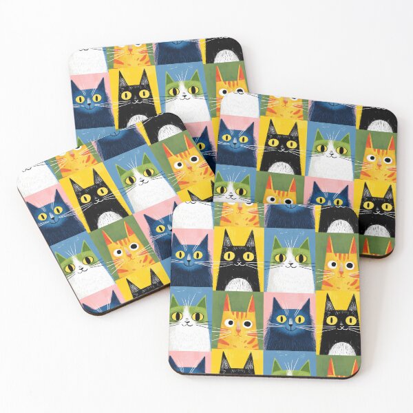 Item preview, Mid-Century Meows designed and sold by Retro Type.