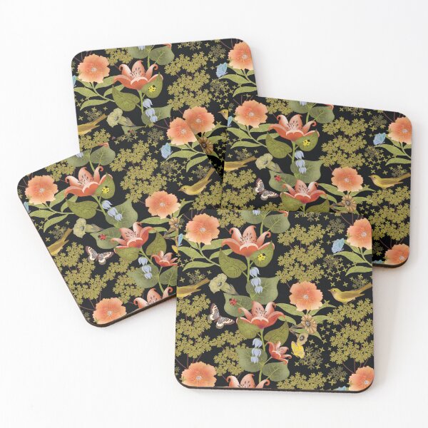 Item preview, Birds and bugs with Mother Nature on black designed and sold by phatlizzardart.