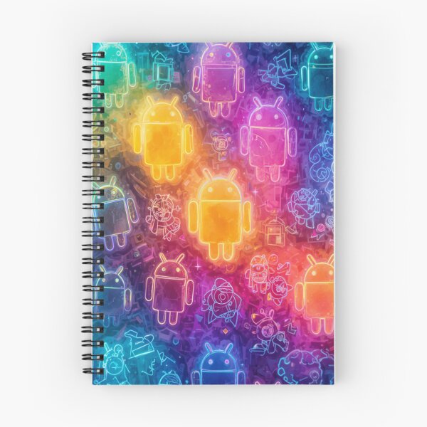 Item preview, Neon Android Pattern designed and sold by Hot4Shirt.