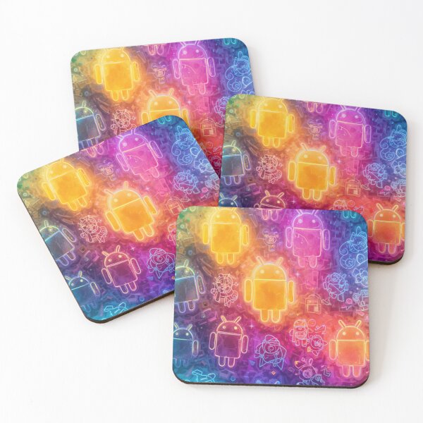 Item preview, Neon Android Pattern designed and sold by Hot4Shirt.