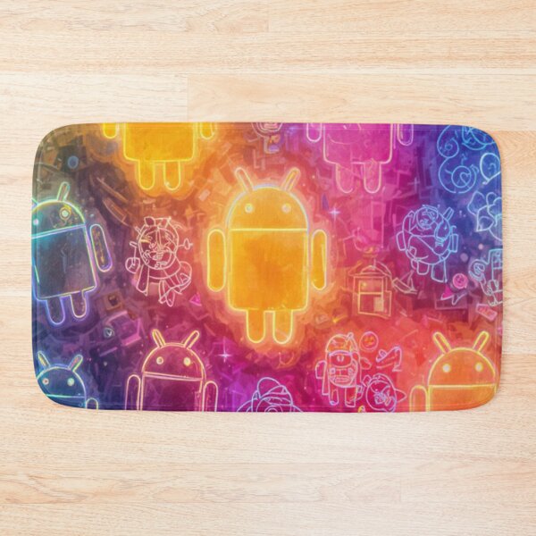 Item preview, Neon Android Pattern designed and sold by Hot4Shirt.