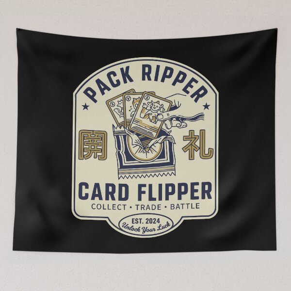 Item preview, Pack Ripper Card Flipper Collect Trade Battle Crew designed and sold by LuminOrb.