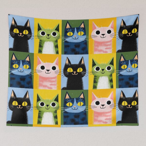 Item preview, Green, Blue, Pink & Monochrome designed and sold by Retro Type.