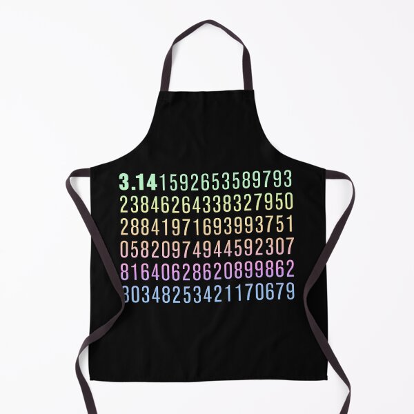 Item preview, First One Hundred Digits of Pi, Neon Gradient designed and sold by Memes N Lore .