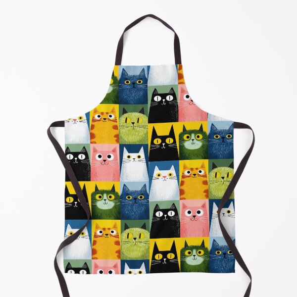 Item preview, Bold Shapes, Cute Cats designed and sold by Retro Type.