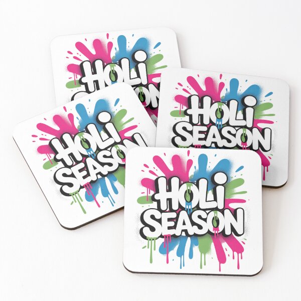 Item preview, Holi Season Shirt | White Bubble Letter Spray Paint Drip Festival of Colors Spring Celebration Tee designed and sold by DarylWelsh2024.