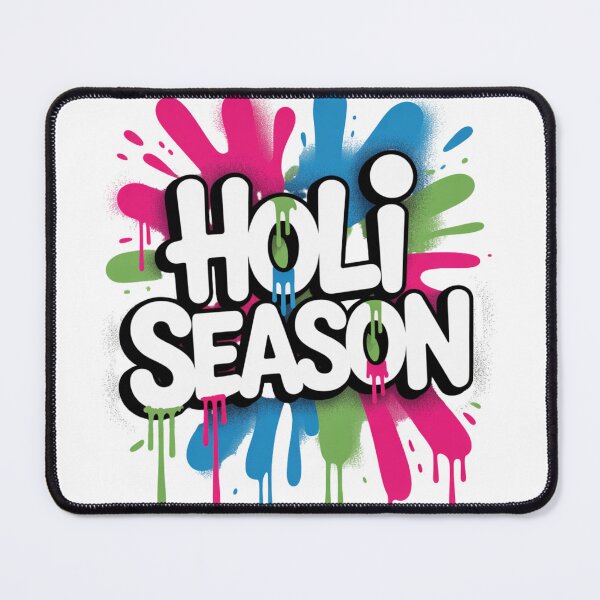 Item preview, Holi Season Shirt | White Bubble Letter Spray Paint Drip Festival of Colors Spring Celebration Tee designed and sold by DarylWelsh2024.