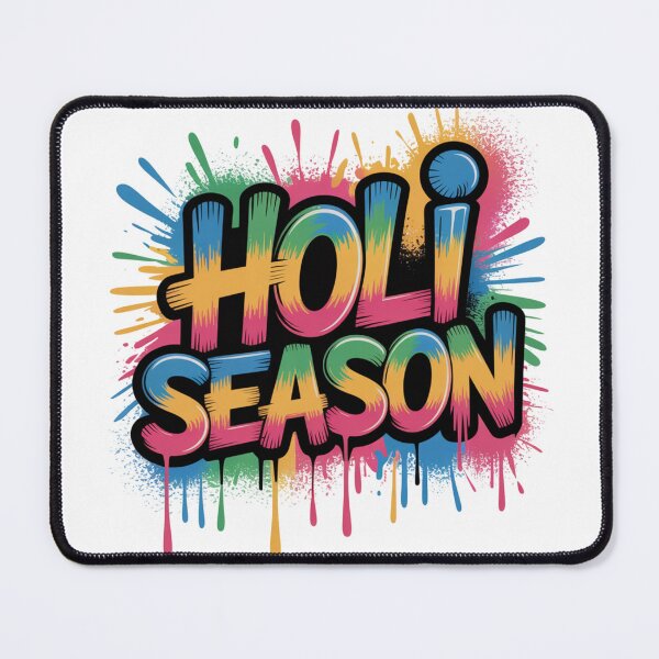 Item preview, Holi Season Shirt | Bold Comic Block Letter Multicolor Paint Splatter Festival of Colors Spring Tee designed and sold by DarylWelsh2024.