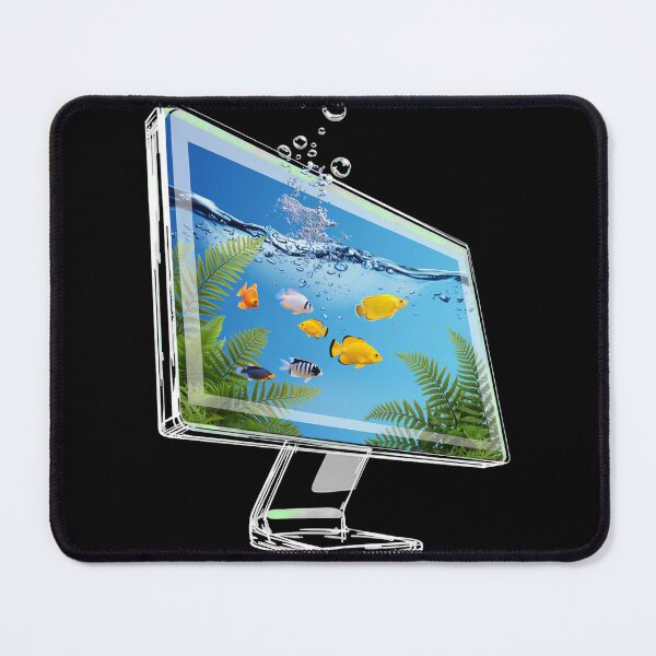 Item preview, Retro Futuristic Aquarium Screen designed and sold by SignumShop.