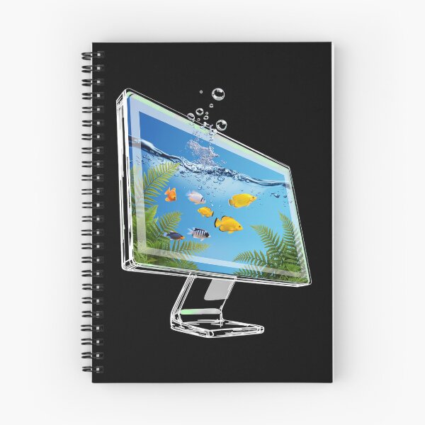 Item preview, Retro Futuristic Aquarium Screen designed and sold by SignumShop.