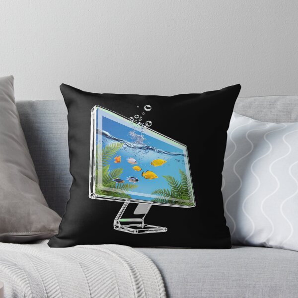 Item preview, Retro Futuristic Aquarium Screen designed and sold by SignumShop.