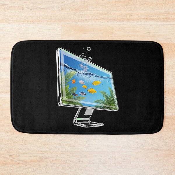 Item preview, Retro Futuristic Aquarium Screen designed and sold by SignumShop.