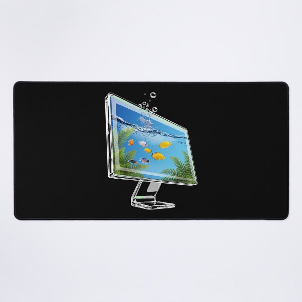 Item preview, Retro Futuristic Aquarium Screen designed and sold by SignumShop.
