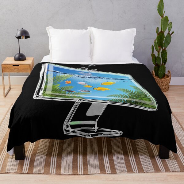 Item preview, Retro Futuristic Aquarium Screen designed and sold by SignumShop.