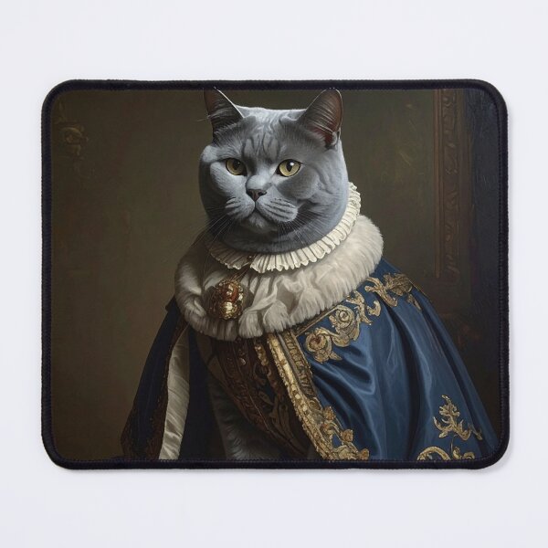 Item preview, Royal British Shorthair Cat Portrait designed and sold by Rutvain.