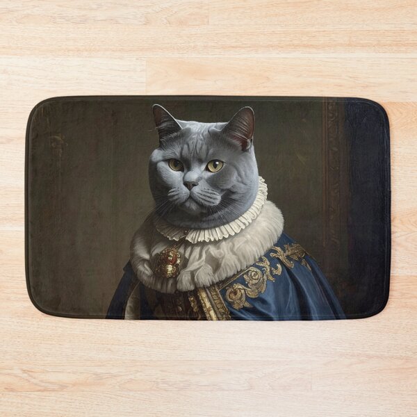 Item preview, Royal British Shorthair Cat Portrait designed and sold by Rutvain.
