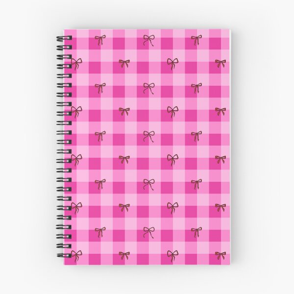 Item preview, Bright Pink Gingham and Hand Drawn Bows  designed and sold by RebbyCreates.