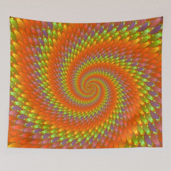 Item preview, Colorful Psychedelic Spiral  designed and sold by Ksaavet.