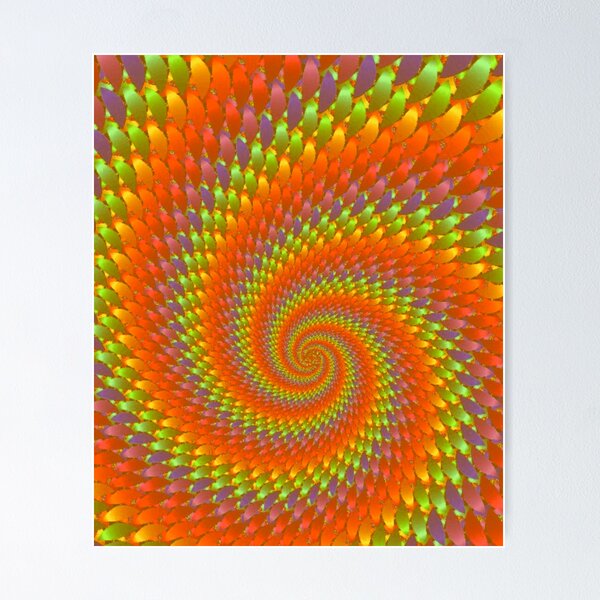 Item preview, Colorful Psychedelic Spiral  designed and sold by Ksaavet.
