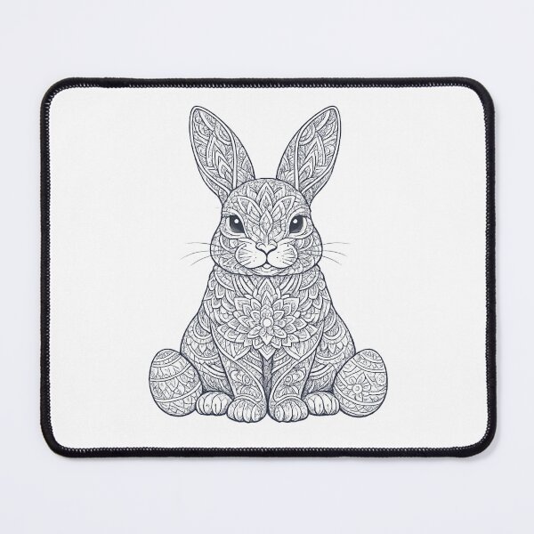 Item preview, Mandala Easter Bunny – Delicate spring magic as an artistic statement design designed and sold by CoolContent Factory.