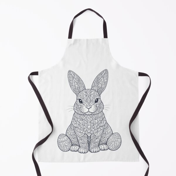 Item preview, Mandala Easter Bunny – Delicate spring magic as an artistic statement design designed and sold by CoolContent Factory.